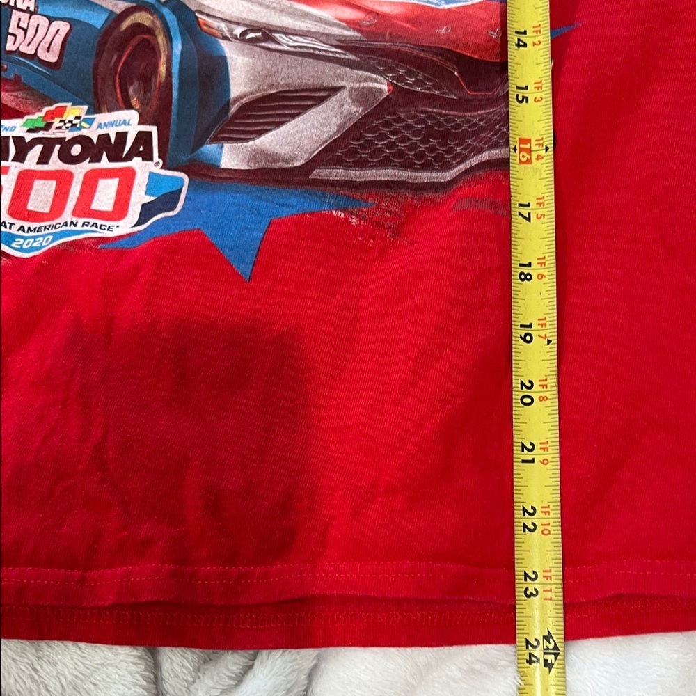 NASCAR Red Daytona 500 Graphic T-Shirt sz M - Picture 6 of 6
